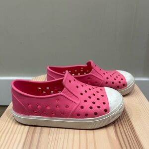 Kids Pink Slip-On Shoes